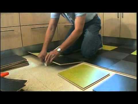 Colorful, Natural Marmoleum Click – DIY